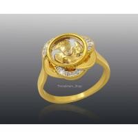 ราคา แหวนกังหันแชกงหมิว แท้100 แหวนทองชุบ24k ประดับเพชรcz พร้อมนำโชค ลาภ เงินทอง ความรัก (3484670115)