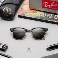 ราคา Ray Ban RB3016 W0365 Clubmaster Black Gold G 15 (20820263895)