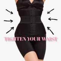 ราคา แผ่นรัดหน้าท้อง เสริมเอวคอด DUO LOCK 15 5 ตะขอ WAISTTRAINER แผ่นรัดพุง ที่รัดเอว สายรัดเอว (19185602850)