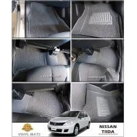 ราคา พรมดักฝุ่นไวนิล NISSAN TIIDA สีเทา เข้ารูป เต็มคัน 12ชิ้น (649300260)