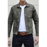 ราคา Simple Raw เสื้อแจ๊คเก็ต Jk904 JackCanvas (2795840762)