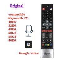 ราคา สำหรับSkyworth 40E6 32E6 43E6 50G2 58G2 40E6 4K Android TV Original สมาร์ทวอยซ์ทีวี รีโมทคอนโทรล Skyworth 32TB7000 HD รุ่น 32TB7000 ค้นหาด้วยเสียงไร้ขอบเขต (6524482997)