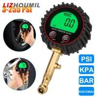 ราคา LIZHOUMIL Accurate Digital Air Pressure Tire Gauge 3 255 PSI Heavy Duty LCD Display Screen Tire Pressure Gauge For Truck Car Bike (20762422182)