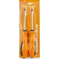 ราคา ไขควง ปากแฉก ปากแบน ด้ามหุ้มยางสีส้ม1ชุด KYG54615 45 (9182046018)