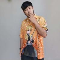 ราคา เสื้อเชิ้ต เสื้อเชิ้ตพิมพ์ลาย เสื้อเชิ้ตลายการ์ตูน เสื้อเชิ้ตcopper cop (7881304531)