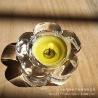 ราคา เชิงเทียน ดอกบัวแก้ว แก้วคริสตัล เชิงเทียน ตะเกียงพระ ขนาดใหญ่ ขนาด 12 5x5cm ทิวลิป จานหิ้งพระ หัวใจ ดาว (20249916619)