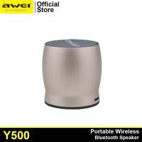 ราคา Awei Y500 ลำโพงมินิบลูทูธไร้สายแบบพกพาแบบชาร์จไฟได้อายุการใช้งานแบตเตอรี่ยาวนานรองรับการ์ด TF พอร์ต Aux (21111378326)