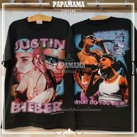 ราคา Justin Bieber Original Bootleg TagHundreds Percent Cotton แท้100 เสื้อวง เสื้อpop เสื้อวินเทจ Papamama Vintage ShirtS 5XL (19659750152)