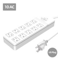 ราคา ORICO US ปลั๊กไฟ8AC เต้าเสียบปลั๊กไฟสายต่อพ่วงซ็อกเก็ตไฟฟ้าสำหรับแถบไฟสำนักงานบ้าน Latex (11296351512)
