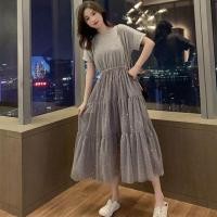 ราคา NEW MALL ชุดผ้าลูกไม้ เดรสปักเลื่อม กระโปรงแขนสั้น แฟชั่นเกาหลี กระโปรงนางฟ้ายาวปานกลาง ชุดกระโปรงสวยๆ เดรส ชุดเดรสยาว ชุดเดรสราคาถูก (16874407594)