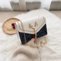 ราคา กระเป๋าอินเทรนด์กระเป๋าสตรีผลิตภัณฑ์ใหม่พู่กวางน้อยกระเป๋าสี่เหลี่ยมเล็กแวววาวกระเป๋าสะพายไหล่ข้างหนึ่งกระเป๋าผู้หญิง (21170738334)