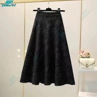 ราคา 2024New กระโปรงเอวสูงเรโทรสำหรับผู้หญิงกระโปรงทรงย้วยวงกลมใหญ่ลายดอกไม้กลวงหรูหราสำหรับงานปาร์ตี้การแสดงเต้นรำ (19347525541)