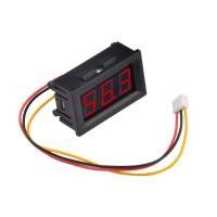 ราคา FocusAi มิเตอร์วัดกระแสไฟสายไฟสามสาย DC 0 99 9V ยาว0 56นิ้วพร้อมสายเทอร์มินัล LED แสดงผลดิจิตอลโวลต์มิเตอร์มิเตอร์วัดกระแสไฟแรงดันไฟฟ้าโวลต์มิเตอร์สำหรับรถจักรยานยนต์ (17596560026)