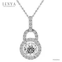 ราคา Lenya Jewelry จี้เพชร DiamondLike คลาสสิคด้วยเพชรทรงกลมดีไซน์สุดหรู (1354024977)