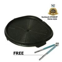 ราคา suntouch กระทะย่างสไตล์เกาหลี ผลิตโดย lucky flame รุ่น ST 5002P แถมฟรี ที่คีบเนื้อสเตนเลสอย่างดี (354393213)