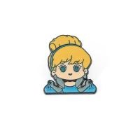 ราคา New Frozen Princess Elsa Cinderella Lapel Pin Brooches Handmade Jewelry Shirt Bag Badge (20348076793)