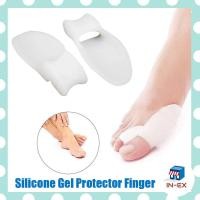 ราคา INEXSHOP 1 คู่ 2 ชิ้น ซิลิโคนป้องกันนิ้วเท้า ซิลิโคนถนอมนิ้วเท้า นิ้วชี้ นิ้วโป้ง ซิลิโคนปลอกนิ้วเท้า (17669801923)