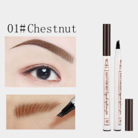 ราคา Dark Brown Eyebrow Pencil Microblading Eyebrow Tattoo Pen Makeup Waterproof 4 Tip Eyebrow Pen (17542972158)