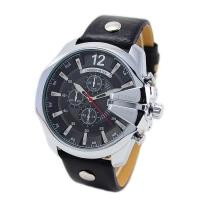 ราคา Curren นาฬิกาข้อมือผู้ชาย สีดำ หน้าปัดใญ่ ดีไซด์เท่ห์ สายหนัง รุ่น C8176 พร้อมกล่องนาฬิกา CURREN Clearance Sale ราคาลดสุดๆ (1476746245)