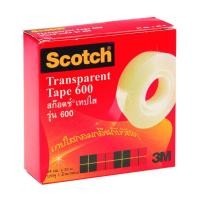 ราคา สก๊อตช์ เทปใส 600 Scotch 3M (16441374720)