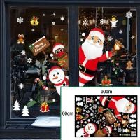 ราคา สติกเกอร์ซานตาคลอส สติกเกอร์ตกแต่งคริสต์มาส กระจกหน้าต่าง สติกเกอร์ติดผนังกันน้ํา สติกเกอร์หน้าต่างคริสต์มาส (21065840343)