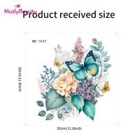 ราคา สติกเกอร์ติดฝาห้องน้ำสติ๊กเกอร์ห้องน้ำรูปดอกไม้ผีเสื้อแบบมีกาวในตัวสติ๊กเกอร์ DIY ตกแต่งห้องน้ำแบบลอกออกได้ (20605437087)