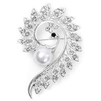 ราคา โคซีรูม ช่อดอกไม้ไข่มุกพลอยเทียมรูปสัตว์นกยูงเข็มกลัดการ์ตูนนกยูงคริสตัลคลาสสิคสำหรับผู้หญิงจัดเลี้ยงงานแต่งงานเครื่องประดับแฟชั่น (20795179220)