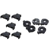 ราคา 5 Pcs CR2032 Cell Button Lithium Battery Sockets Holder 5 Pcs CR2016 2025 2032 Coin Cell Button Battery Holder (19469243169)