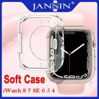 ราคา เคส TPU กันรอย สำหรับ Apple watch แบบนิ่ม Series 9 8 7 ขนาด 41MM 45MM เคสใส apple watch เคส Protector Watch Cover Case (10512808003)