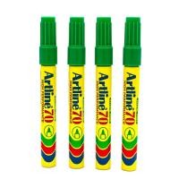 ราคา ปากกาเคมี ชุด 4 ด้าม ญี่ปุ่น มาร์คเกอร์ เมจิก อาร์ทไลน์ หัวกลม อาร์ทไลน์ EK 70 ขนาด 1 5 มม สีเขียว เขียนถุงพลาสติก ยาง โลหะเหล็ก กระจก ผ้า (1010780308)