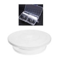 ราคา แป้นหมุนเค้ก แท่นหมุนแต่งหน้าเค้ก แป้นหมุนแต่งหน้าเค้ก ที่วางเค้ก ชุดหัวบีบ 6 หัว พร้อมหัวล็อค พร้อมถุงบีบ (21037206475)