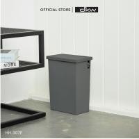 ราคา ตรุษจีน DKW HH 307P ถังขยะเหลี่ยมฝาสวิง Slim 8 ลิตร มี 4 สี ถังขยะอึดถึกทน Slim swing bin (21350714561)