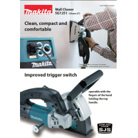 ราคา MAKITA เครื่องเซาะร่องคอนกรีต5 รุ่น SG1251J เหมาะสำหรับเซาะร่องฝังท่อ 1 2 3 4 เครื่องมือช่าง รับประกัน (20767097068)