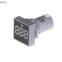 ราคา FUYU 22mm AC12 500V voltmeter Square PANEL LED Digital Voltage Meter INDICATOR LIGHT (19119766325)
