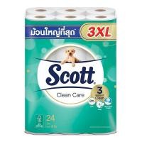 ราคา ส่งด่วน สก๊อตต์ คลีนแคร์ กระดาษชำระหนา 3 ชั้น 3XL x 24 ม้วน Scott Clean Care Toilet Tissue 3XL x 24 Rolls สินค้าราคาถูก พร้อมเก็บเงินปลายทาง (14263011822)
