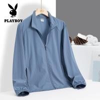 ราคา PLAYBOY ฤดูร้อนเสื้อสกินนี่บางนุ่มพิเศษกลางแจ้งผู้หญิงเสื้อกันแดดคอตั้งผู้ชาย2023เสื้อกันลมกันรังสียูวีรุ่นใหม่เสื้อแจ็คเก็ตกันลมกันน้ำ (19211710404)