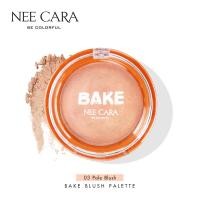 ราคา NEE CARA นีคาร่า บลัชออนคุ้กกี้ บลัชออนปัดแก้ม ชิมเมอร์ N326 NEE CARA BAKE BLUSH ON PALETTE (7202614669)