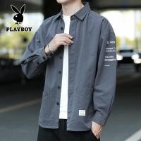 ราคา PLAYBOY เสื้อเชิ้ตผู้ชายPlayboy Shirts Business Casual With Original Shirts M 3XL (16127215353)