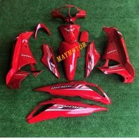 ราคา ชุดสีเวฟ125i ไฟเลี้ยวบังลม สีแดงสด ได้ทั้งหมด14ชิ้น งานเปลือกABS รับประกันประกอบสนิททั้งคัน แถมบังไมล์ฟรี (1788792764)