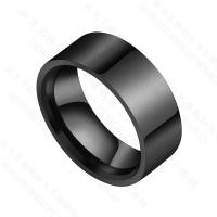 ราคา แฟชั่นเก้า8มิลลิเมตรแหวนเรียบไทเทเนียมเหล็กแหวนผู้ชายเครื่องประดับ (16738531796)