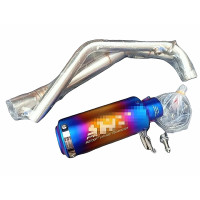 ราคา ชุดท่อ CBR150R ซีบีอาร์150อาร์ ปี 2019 2021 วัสดุแสตนเลสเกรด 304 ปลายท่อเอสซีสีรุ้ง (12785446292)