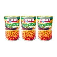 ราคา ตราบรูค ถั่วขาวในซอสมะเขือเทศ 425 กรัม x 3 กระป๋อง Brook Bake Bean In Tomato Sauce 425 g x 3 pcs โปรโมชันราคาถูก เก็บเงินปลายทาง (14496960563)