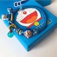 ราคา September สร้อยข้อมือเนื้อดีสีเงินโดราเอมอนสำหรับผู้หญิงสร้อยข้อมือทอมือสีเงินลายโดเรม่อนสำหรับผู้หญิงอ้วนสีฟ้าแมวสั่นขนาด999 (16402902082)