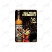 ราคา แบรนด์รัมวินเทจ Captain Morgan แผ่นโลหะโปสเตอร์ไวน์เบียร์ย้อนยุคตลกสำหรับมนุษย์ถ้ำผับบาร์คลับที่ตกแต่งผนังป้ายดีบุก (18890926349)