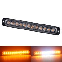 ราคา 1x Stroboscopes Strobe 12ไฟแฟลช LED Auto 12 24V ฉุกเฉินกระพริบด้านข้าง Marker Light บาร์สว่างตลอดเวลาไฟ (21170025467)