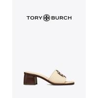 ราคา TORY BURCH INES รองเท้าแตะหนังวัวส้นสูง 137219 (20910926492)