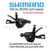 ราคา ผ่อนได้ มือเกียร์แฮนด์ตรง Shimano รุ่น 105 SL RS700 2x11 speed (17404332651)