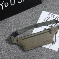 ราคา 08 H กระเป๋าคาดเอวกันน้ำ ผ้าแคนวาส สีผ้าดิบ สไตล์วินเทจ (18314552857)