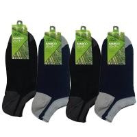 ราคา ถุงเท้าผ้าคอตตอนผสมเยื่อไผ่ Bamboo แพ็ค 12 คู่ ช่วยลดกลิ่นเท้า สีดำ สีกรม (348022596)