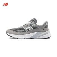ราคา New Balance NB 990 V6 Retro Trendy Shock Absorbing and Wear รองเท้าวิ่งที่ทนได้สีเทา M990GL6 (21269093567)